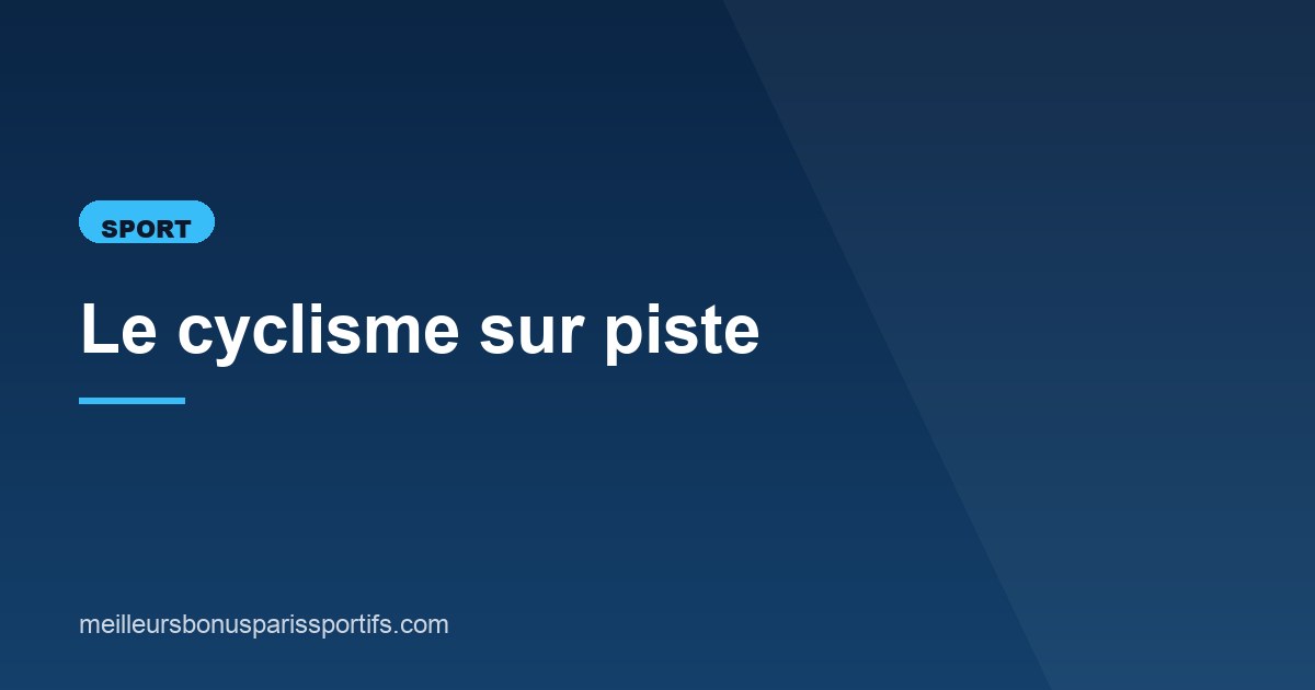 Illustration de l'article consacré au cyclisme sur piste