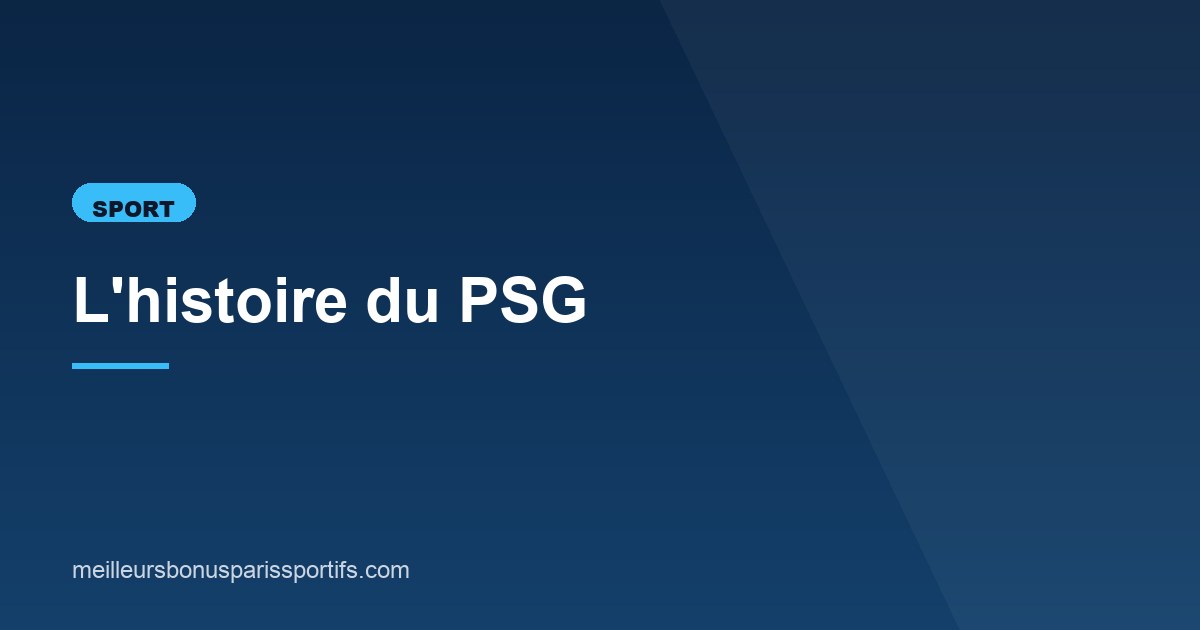 Illustration de l'article consacré à l'histoire du PSG