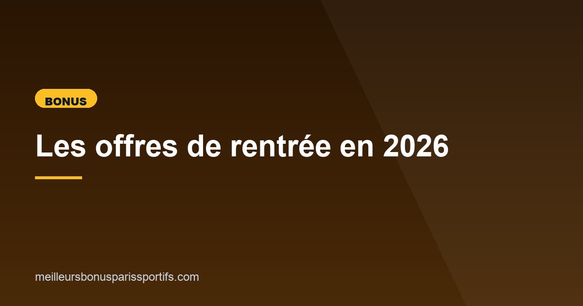 Illustration de l'article consacré aux offres de rentrée