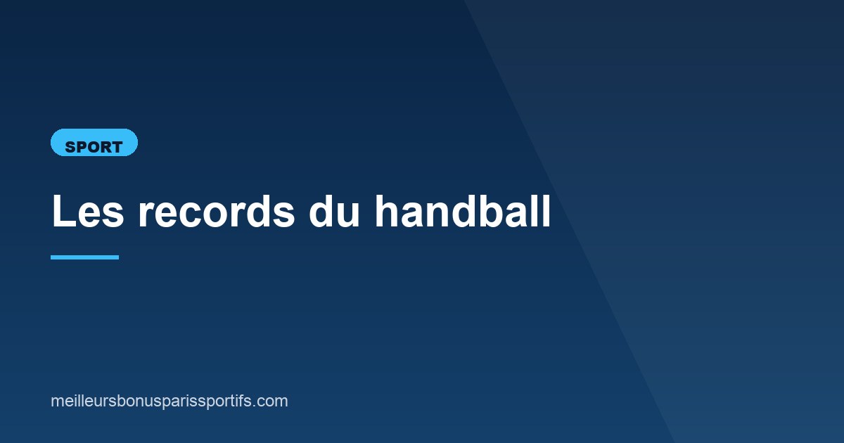 Illustration de l'article consacré aux records du handball